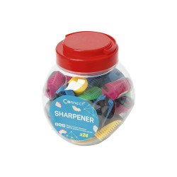 Hegyező 1 lyukú műanyag, tartályos Connect különféle színek Hegyező Connect