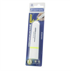 Szövegkiemelő 1-4,6mm, vágott hegyű, Centropen 6252 neon sárga Szövegkiemelő Centropen