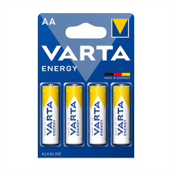 Elem AA ceruza LR6 Energy 4 db/csomag, Varta Elem, akkumulátor, töltő Varta