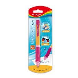 Golyóstoll 1 mm vegyes színű test Keyroad kék Golyóstoll Keyroad