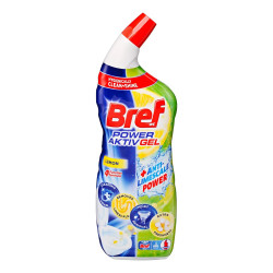 Wc tisztító gél 700 ml Bref Power Active Lemon Toalett tisztító, WC illatosító Bref