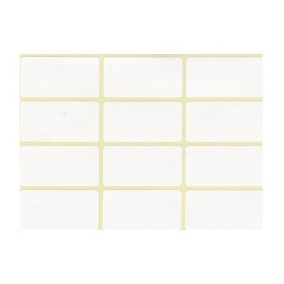 Etikett címke, 20x38mm, 5 lap, 12 címke/lap