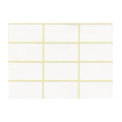 Etikett címke, 20x38mm, 5 lap, 12 címke/lap Etikett - címke Egyéb