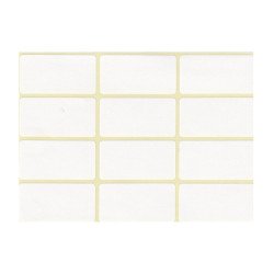 Etikett címke, 20x38mm, 5 lap, 12 címke/lap Etikett - címke Egyéb