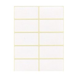 Etikett címke, 25x50mm, 6 lap, 10 címke/lap Etikett - címke Egyéb