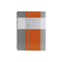 Spirálfüzet A4, 80lap kockás, keményfedelű Marker Linear Spirálfüzet Marker