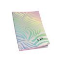 Füzet A4, 40lap, kockás 80g. papír, glitteres Connect