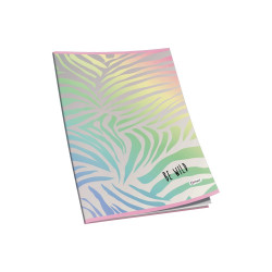 Füzet A4, 40lap, kockás 80g. papír, glitteres Connect