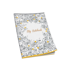 Füzet A4, 40lap, kockás 80g. papír, glitteres Connect