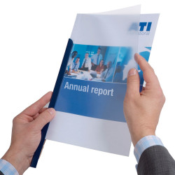 Iratsín lefűzhető 3mm, 100db/doboz, Durable piros Kötészeti kellék Durable