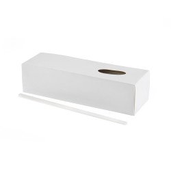 Iratsín 8mm, 100 db/doboz, Bluering® fehér Kötészeti kellék Bluering