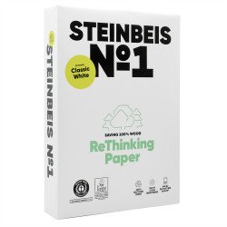 Másolópapír A4, 80g, Steinbeis No1. újrahasznosított ISO 70 fehérségű 500ív/csomag Másolópapír újrahasznosított Egyéb