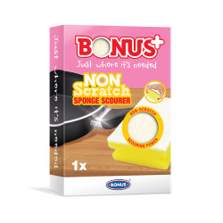 Mosogatószivacs karcmentes Bonus+ B026 Szivacsok, kendők, súrolók Bonus