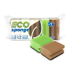 Mosogatószivacs 5 db/csomag formázott Bonus B385 Szivacsok, kendők, súrolók Bonus