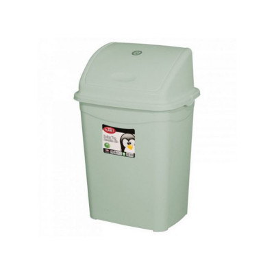 Szemetes kuka billenő fedéllel műanyag 9 literes szürke UP116