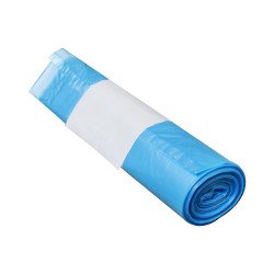 Szemeteszsák zárószalagos 160 liter 74 x 95 cm 10 db/tekercs kék Szemeteszsák Egyéb