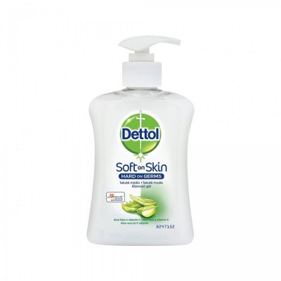 Kézmosó gél pumpás 250 ml Dettol Hidratáló Aloe Vera & Milk Protein