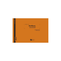 Autóbusz menetlevél A4, 50x2lapos fekvő D.GEPJ.42 Nyilvántartás Egyéb