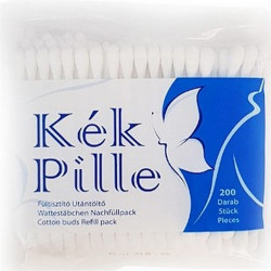 Fültisztító pálcika utántöltő 200 db/csomag Kék Pille Egyéb termékek Egyéb