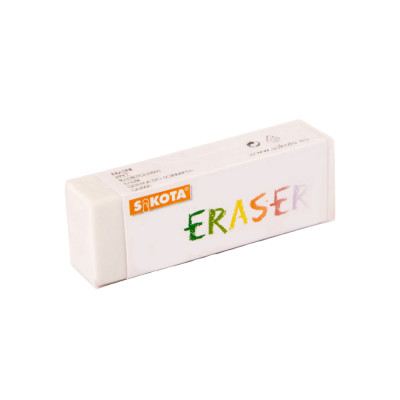 Radír 20-as fehér szögletes papír tokban extra CREATIVE JUNGLE