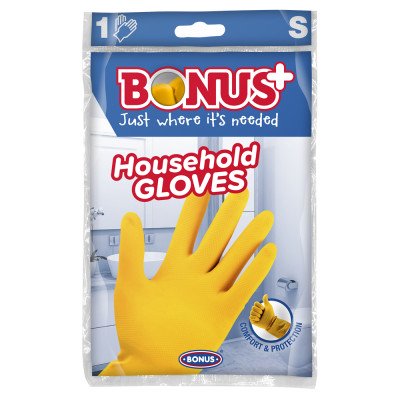 Gumikesztyű S háztartási Bonus_B378