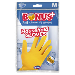 Gumikesztyű M háztartási Bonus_B293 Háztartási kesztyű Bonus