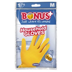 Gumikesztyű M háztartási Bonus_B293 Háztartási kesztyű Bonus
