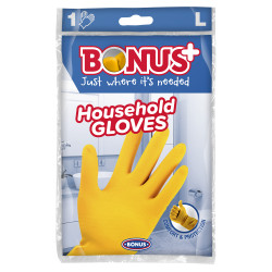Gumikesztyű L háztartási Bonus_B316 Háztartási kesztyű Bonus