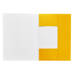 Iratgyűjtő, táblázatos pólyás dosszié A4, 230g. karton Bluering® sárga Pólyás dosszié Bluering