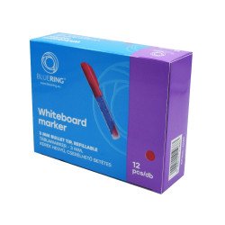 Táblamarker 3mm, kerek, cserélhető betétes, Bluering piros Táblamarker Bluering