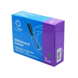 Táblamarker 3mm, kerek, cserélhető betétes, Bluering zöld Táblamarker Bluering