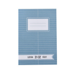 Füzet iskolai A5, 32lap, szótár 31-32 LYNX Iskolai füzet Lynx