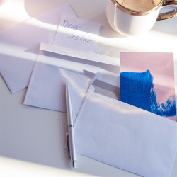 Boríték LC/6 enyvezett bélésnyomott 114x162mm Bluering® fehér Boríték Bluering