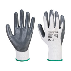 Védőkesztyű PU tenyérmártással nylon S-es méret A310 Portwest szürke-fehér Védőkesztyű Egyéb