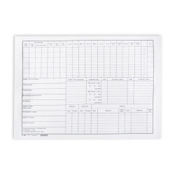 Személyi nyilvántartó tasak 320x220 mm B.VALL.11 Nyilvántartás Bluering