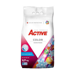 Mosópor 2,7 kg (40 mosás) zsákos színes ruhákhoz Active Color Mosóporok Egyéb