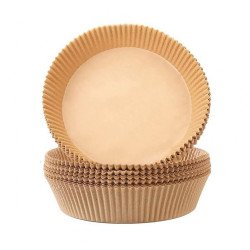 Sütőpapír Air Fryer forrólevegős sütőbe kerek átmérő:16 cm 50 db/csomag Konyhai kiegészítő Egyéb