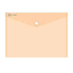 Irattartó tasak A4, PP patentos Bluering® transzparens narancs Irattartó tasak, patentos Bluering