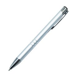 Golyóstoll nyomógombos fém ezüst test, Channel, írásszín kék Golyóstoll Egyéb