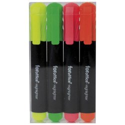 Szövegkiemelő készlet 2-5mm, Foroffice, 4 klf. szín Szövegkiemelő Foroffice