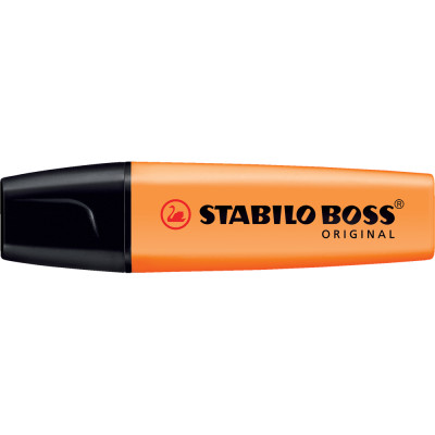 Szövegkiemelő 2-5mm, vágott hegyű, STABILO Boss original narancs