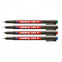Alkoholos marker 0,6mm, 141F OHP Edding fekete Permanent marker EDDING