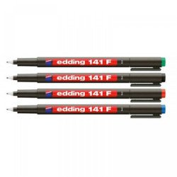 Alkoholos marker 0,6mm, 141F OHP Edding fekete Permanent marker EDDING