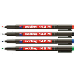 Alkoholos marker 0,6mm, 141F OHP Edding piros Permanent marker EDDING