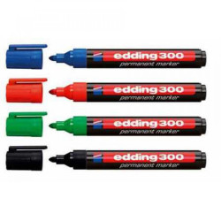 Alkoholos marker 1,5-3mm, kerek Edding 300 kék Permanent marker EDDING