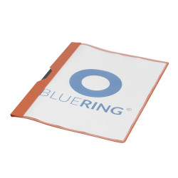 Gyorsfűző klip mappa A4, műanyag 30laphoz fém klippes Bluering® piros Gyorsfűző, klip mappa Bluering