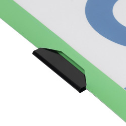 Gyorsfűző klip mappa A4, műanyag 30laphoz fém klippes Bluering® zöld Gyorsfűző, klip mappa Bluering