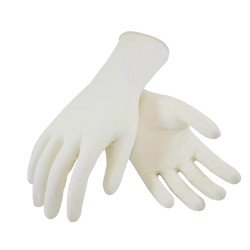 Gumikesztyű latex púderes XL 100 db/doboz GMT Super Gloves fehér Gumikesztyű GMT