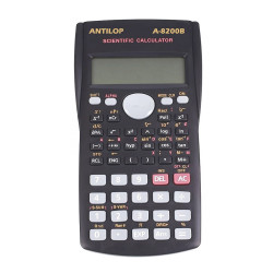 Számológép tudományos 240 funkciós fekete Antilop A-8200B Számológép Antilop