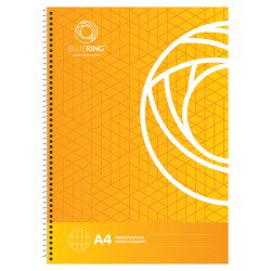 Spirálfüzet A4, 70lap Bluering® franciakockás Spirálfüzet Bluering